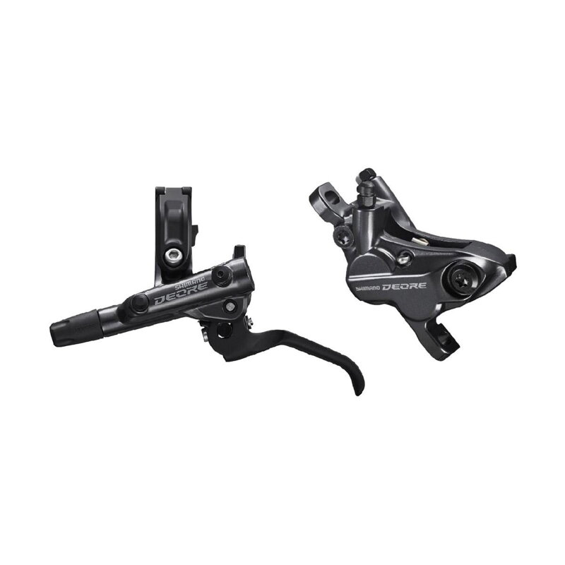 SHIMANO E-M6120 Frână Deore față Post Mount 1000mm furtun + plăcuțe D03S SHIMANO E-M6120 Frână Deore față Post Mount 1000mm furtun + plăcuțe D03S
